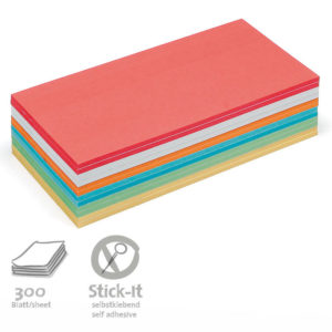 Neuland stick-it cards, rectangular, assorted, sold by inky thinking uk