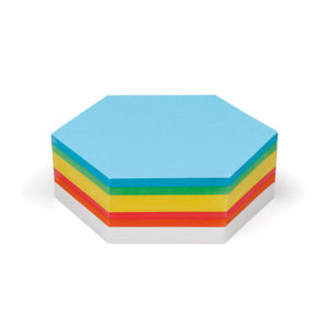 Neuland pin-it cards, hexagonal, assorted, sold by inky thinking uk
