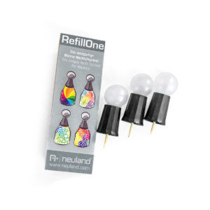 RefillOne ink refill lids, set of 3, sold by Inky Thinking UK, Official Neuland UK re-seller
