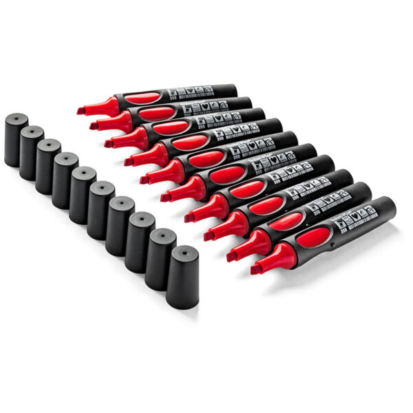 Neuland No.One red wedge nib multipack of 10 pens sold via Inky Thinking UK