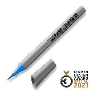 302 blue FineOne Art Brush pen - Neuland & Inky Thinking UK