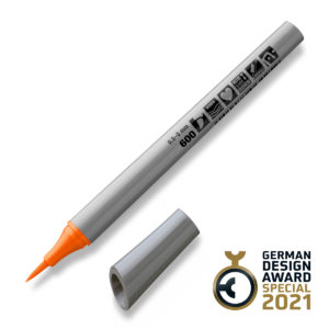 600 orange FineOne Art Brush pen - Neuland & Inky Thinking UK