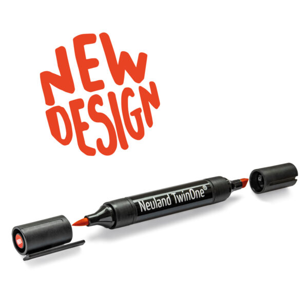 Neuland TwinOne Chisel and Brush Nib pens sold by Inky Thinking UK