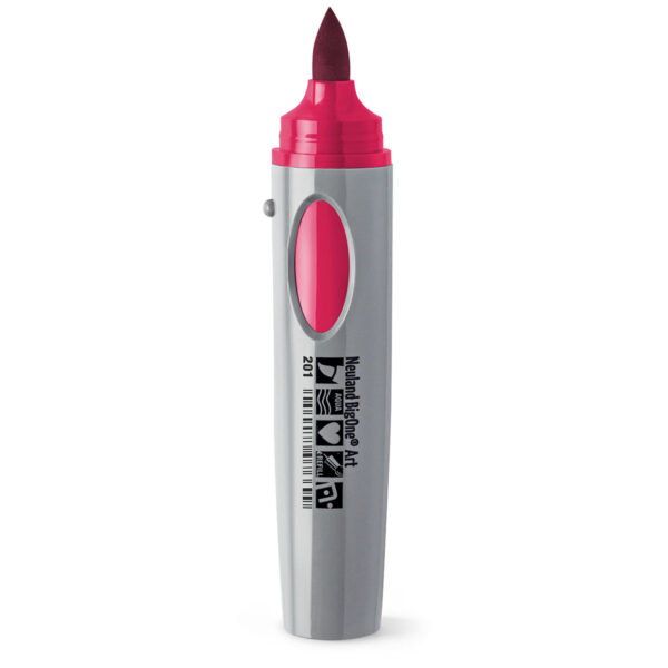 Neuland BigOne Art Brush Nib marker pen, sold by Inky Thinking UK. red