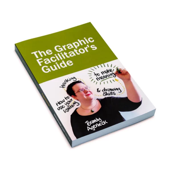 The Graphic Facilitator's Guide by Brandy Agerbeck sold in the UK by Neuland reseller Inky Thinking Shop